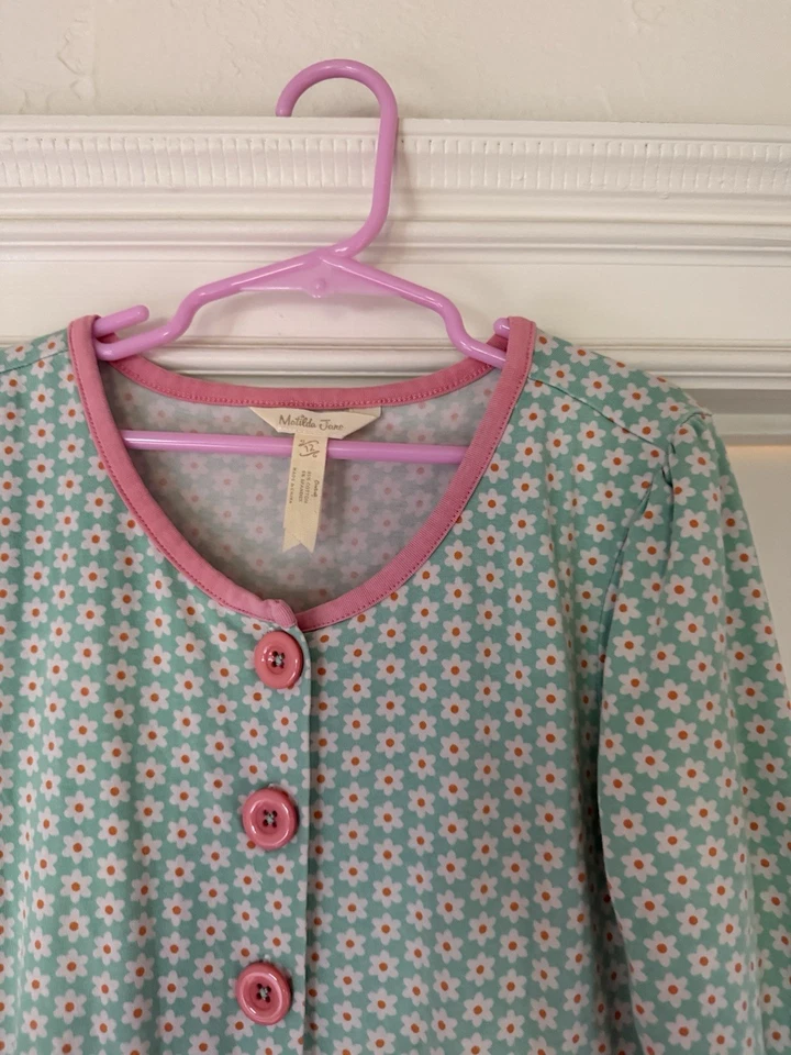 Matilda Jane Girls Long Sleeve Above The Clouds Umbrella Spring Dress Size 12 - Image 2 of 4