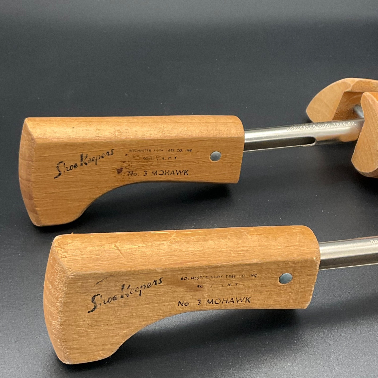 Vtg Wood Shoe Keepers, Stretchers, Form (Travel Tree, Jones, Vining, Miller) Lot