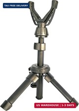 Portable Shooting Tripod with 360  Rotating  Removable V Yoke - Adjustable Heig