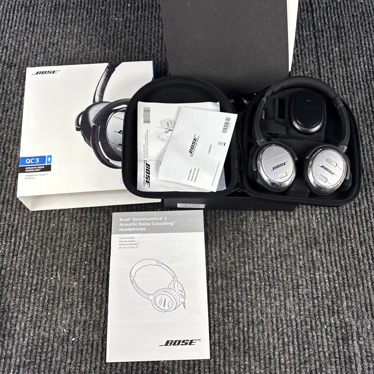 New Bose QuietComfort 3 Headphones for sale | eBay