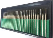 60 Pack 1mm Diamond Drill Bit Jewelry Beach Sea Glass Shells Gemstones Lapida...