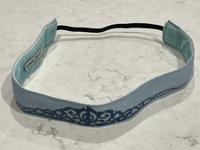 Sweaty Bands Run Disney RunDisney Princess Queen Crown Me Blue Headband Band