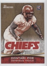 2012 Bowman Gold Dontari Poe #192 3a4
