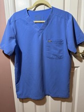 Figs Leon Scrub Top Mens S Blue FM1500 PO 2436