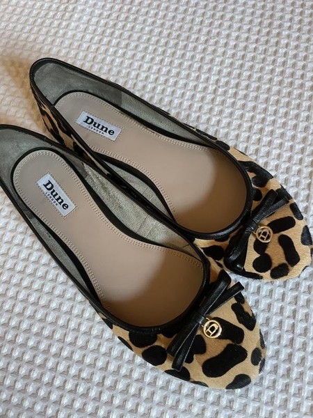 Women Dune Heels Brown Leather 39