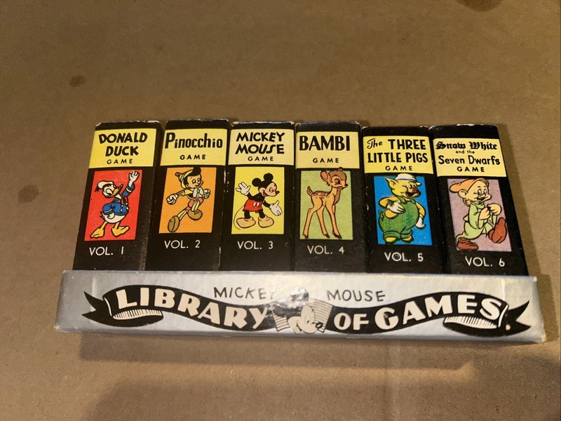 Mickey Mouse - Library Of Games- Vintage
