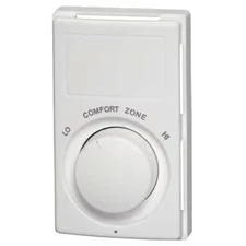 Dayton 3Uh07 Electric Baseboard Heater Thermostat, 1 Poles, Northern White,