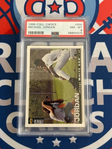 1995 Collector's Choice Michael Jordan #500 PSA 8