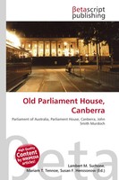 Lambert M. Surhone (U. A.) | Old Parliament House, Canberra | Taschenbuch (2026)