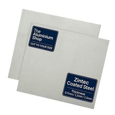 Zintec Coated Mild Steel Sheet 0.7mm 1.2mm 1.5mm Thick DIY MIG TIG Guillotine