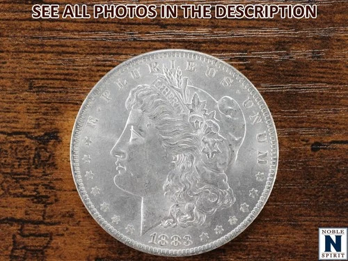 NobleSpirit Superb Gem BU 1883 O Morgan Silver Dollar Stunning Luster Sheen