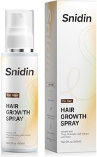 Snidin Hair Growth Spray, Non-Greasy, 60ml Bottle