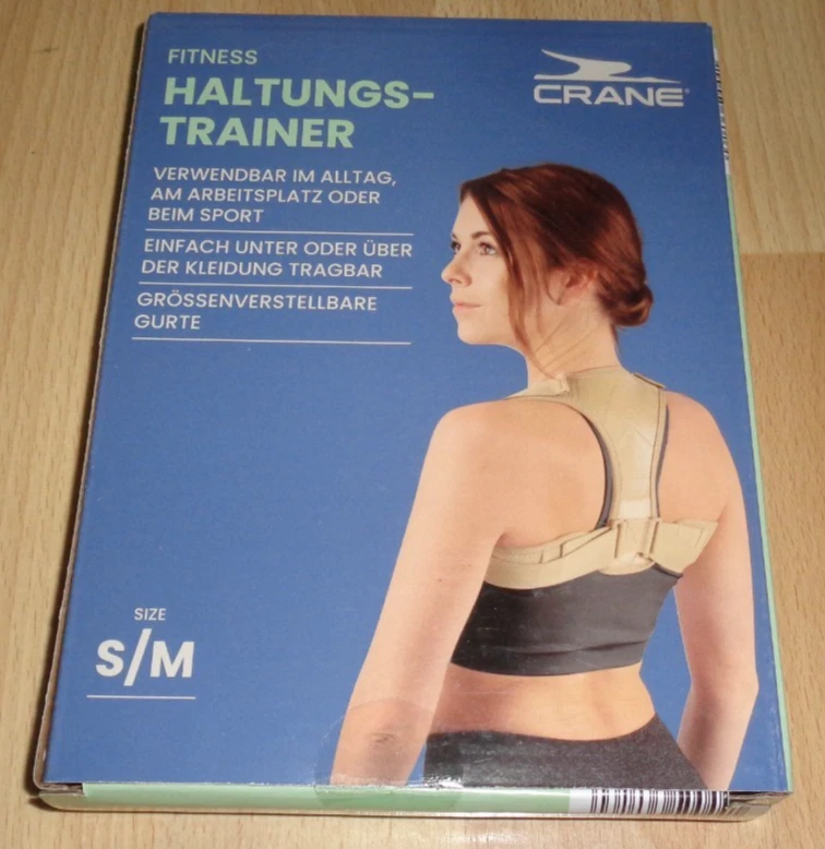 CRANE Haltungstrainer Grösse S/M,für Alltag/Sport,NEU!