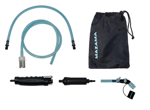Personal Portable Water Filter System Outdoor Emergency Survival Gear Water S...