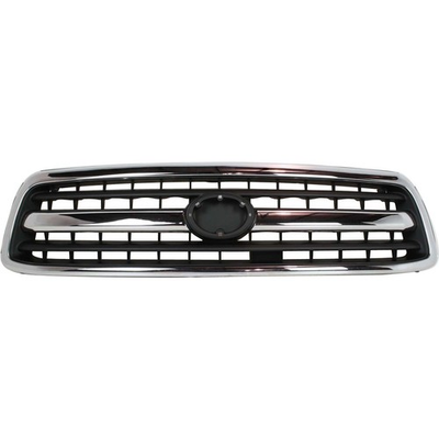 #ad #ad Grille For 2000 2002 Toyota Tundra Chrome Shell w Black Insert Plastic $73.44