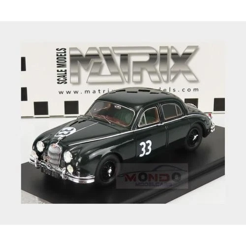 1:43 MATRIX Jaguar Mkii 3.4 Litre #33 Winner Silverstone Trop. 1958 MXR41001-031 - Immagine 2 di 2