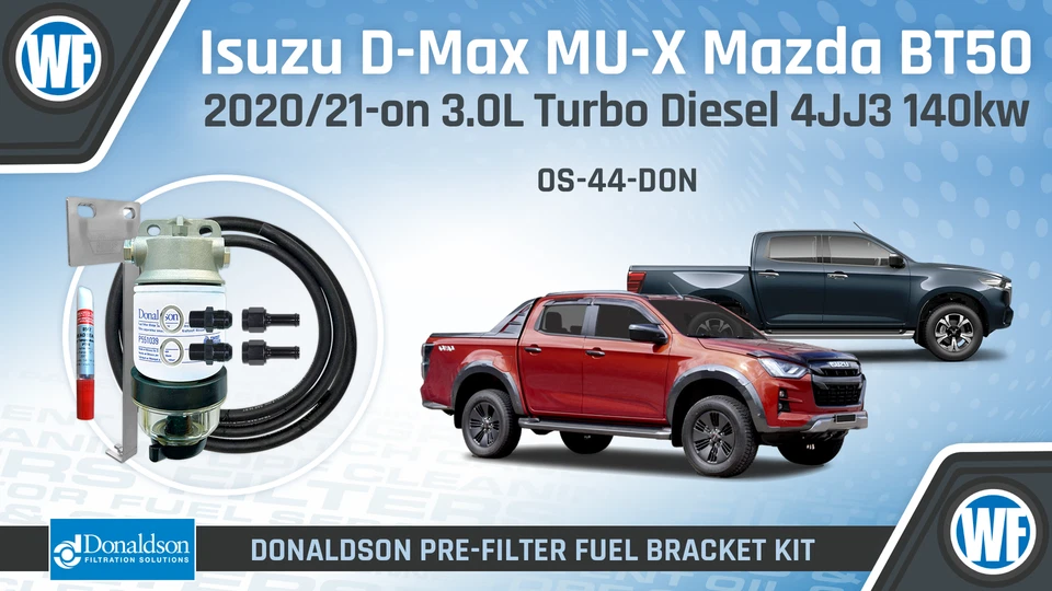 Donaldson PreFilter Kit for Isuzu D-Max Dmax MU-X Mazda BT50 2020/21-on 3L 4JJ3 - image 3 of 3