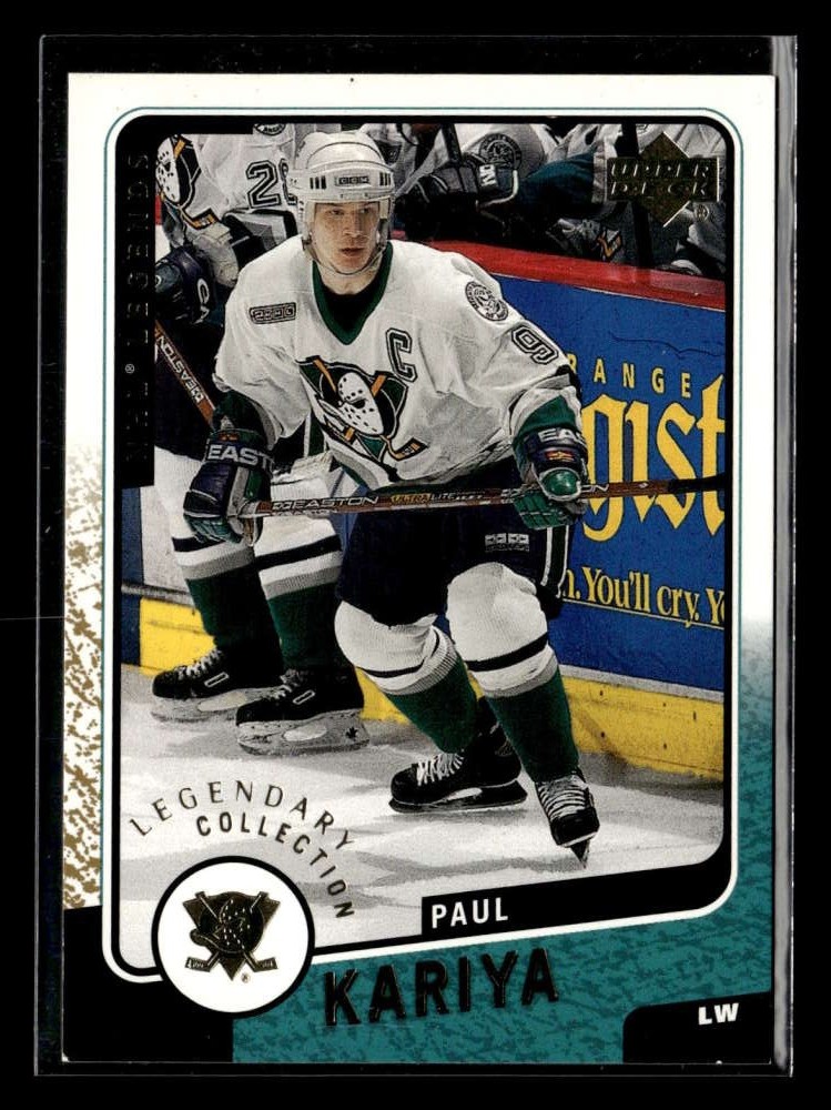 2000-01 Upper Deck Legends Paul Kariya Legendary Collection Gold /375 U6130