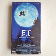 E.T. ET the Extra Terrestrial 1988 VHS Sealed MCA Green Flap Brand New