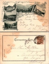 Gruss aus Schruns Vintage Postcard Correspond...