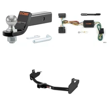 CURT Class 3 Tow Package Trailer Hitch, Wiring, Ball Mount - 13252, 55510, 45836