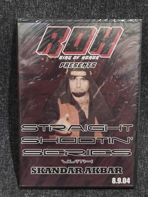 Ring of Honor Straight Shootin Skandar Akbar DVD New Sealed ROH Wrestling AEW