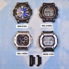 3D Printed Watch Adapter for Casio WS1400H, WS2100H, MW610H, MWD110H, WS1300H