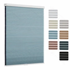 Changshade CUSTOM SIZE Cordless Window Shades 1.5inch Blackout Cellular Shades