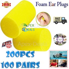 5/50/100 Pairs Reusable Foam Ear Plugs Deep Sleep for Sleeping Work Study Bike