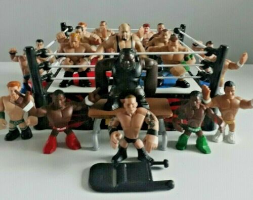 WWE Rumblers Wrestling Mini Figures Pick From List WWF WWE WCW - Picture 1 of 22