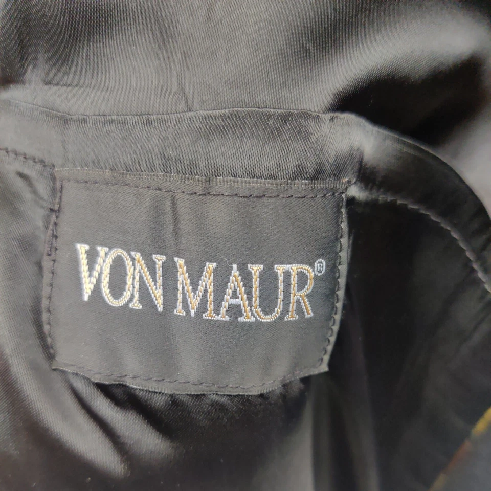 Gabardina vintage Ing Loro & C. Italia para hombre de lana y cachemir negra larga 44R Foto 3 de 4