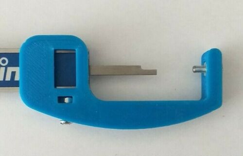STRUMENTO DI MISURA SPESSORE DISCO FRENO ADATTATORE UNIVERSALE PER PINZA VERNIER - Foto 3 di 9