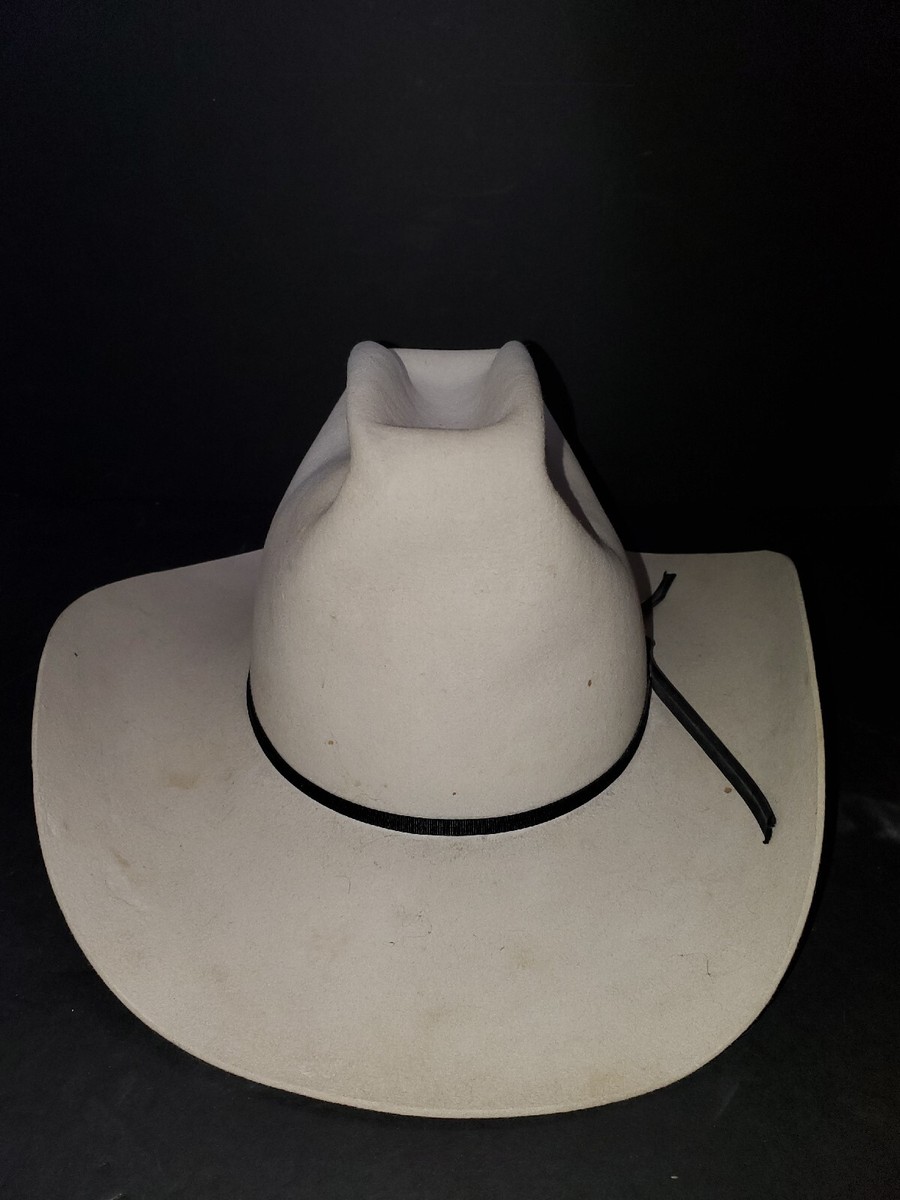 Vintage John B Stetson 7x Beaver Classic Silverbelly Cowboy Vintage John B Stetson 7x Beaver Classic Silverbelly Cowboy