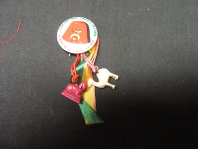 63rd Imperial Council Session, Detroit 1937 Shrine Button with Camels    SWM2