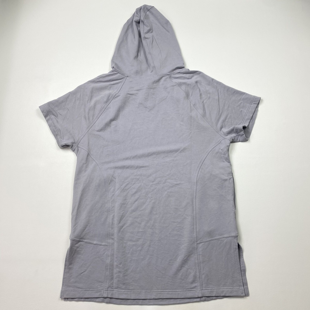 Women's Athleta Short Sleeve Cabana Tunic Hoodie Size Large