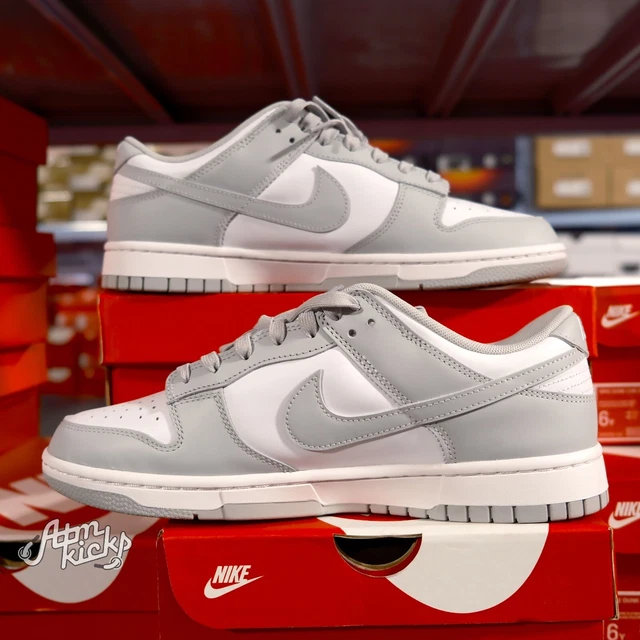 Size US M 8.5 (Same as US W 10) Nike Dunk Low Grey Fog DD1391-103 Men's