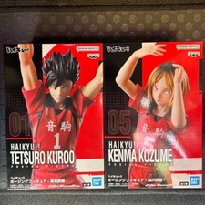 Haikyu Posing figure- Kenma Kozume Tetsuro Kuroo Set of 2 New