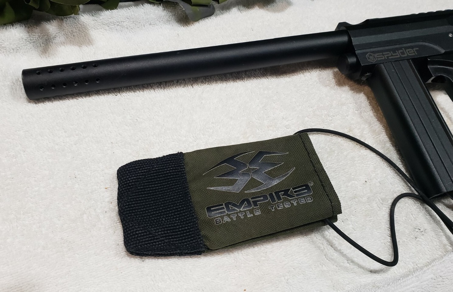 Midnight Black Tactical Spyder MILSIM MR1 Paintball Gun & Sniper Barrel