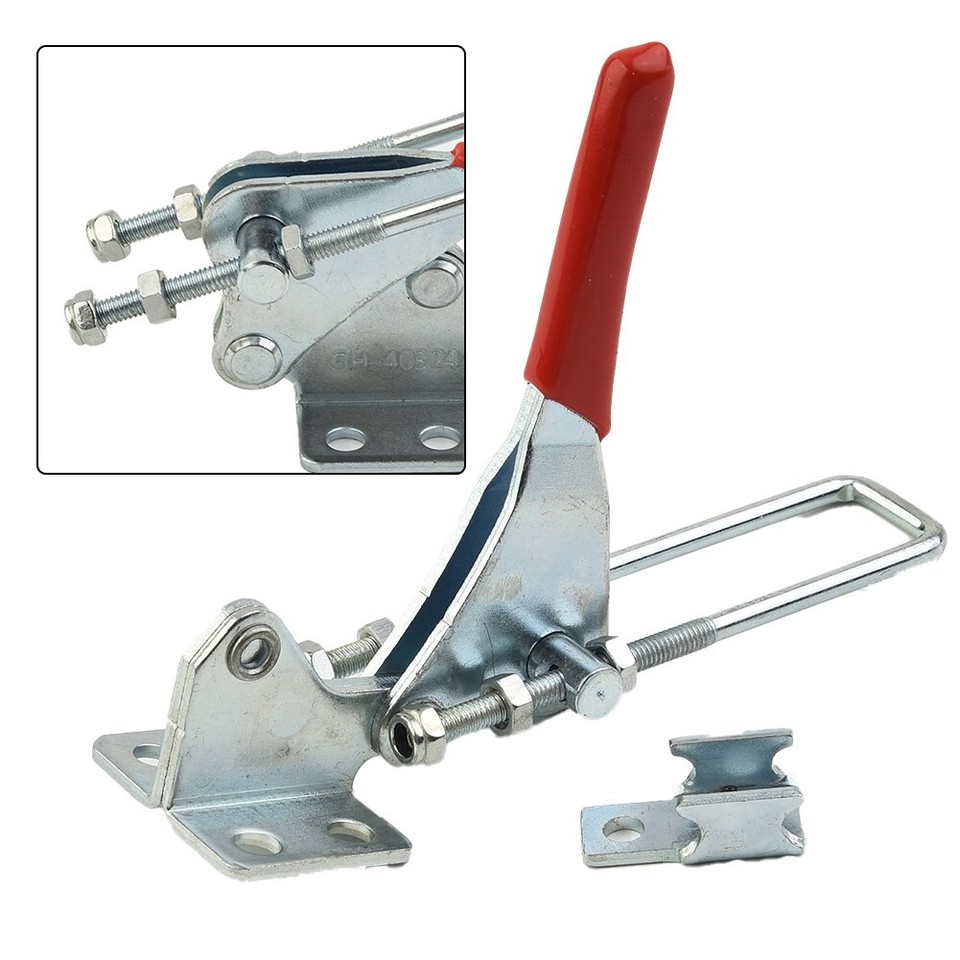 Adjustable Toggle Clamps Quick Press Heavy Duty Latch U Bolt Self Lock Toggle eBay