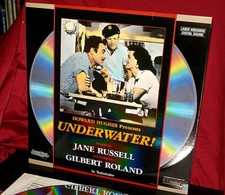 'UNDERWATER' - Jane RUSSELL Classic Thriller on FS 12-Inch Laser Disc, Mint