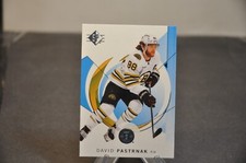2024-25 Upper Deck SP Hockey BLUE Parallel Base Set #78 David Pastrnak nhl