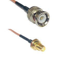 RG316 BNC MALE to SMA Female O-Ring RF Cable Rapid-SHIP LOT