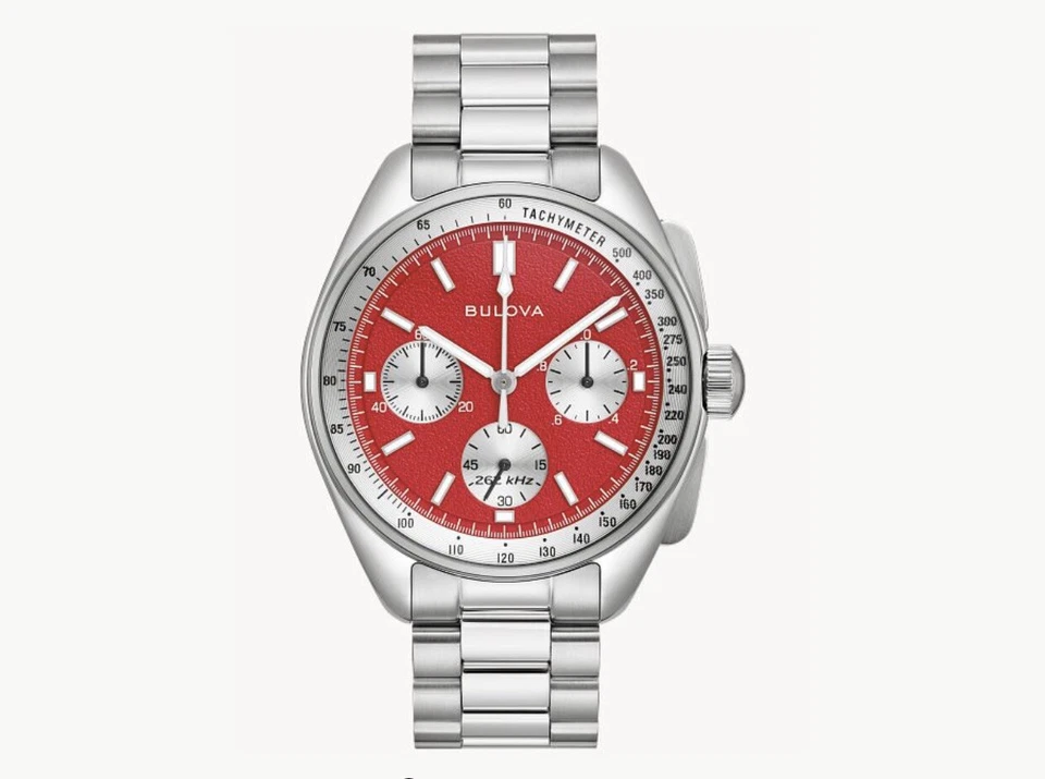 Bulova Lunar Pilot Special Edition Blood Moon Chronograph Watch Set 96K115