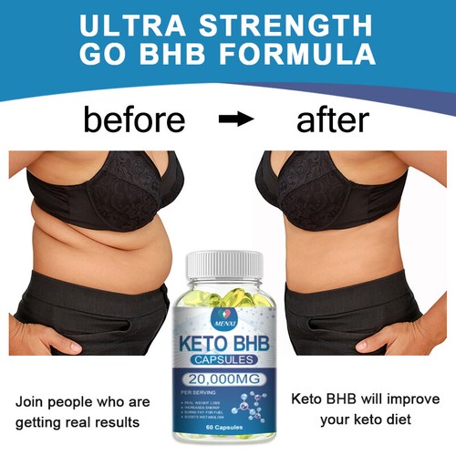 KETO BHB 20000mg Diet Pills Ketone Weight Loss Fat Burner Carb Blocker Diet NEW - Picture 3 of 12