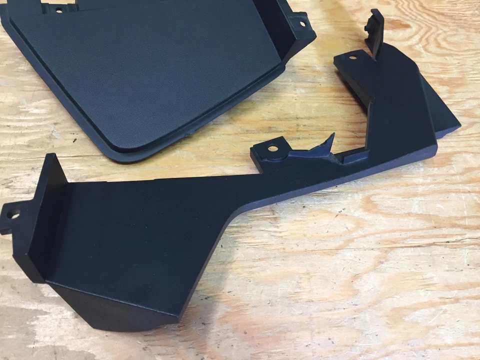 1969 1970 CADILLAC ELDORADO ПРИБОРНОЙ ПАНЕЛИ КОНЕЦ КРЫШКА ОТДЕЛКИ OE ЧЕРНЫЙ ВОССТАНОВЛЕН - Изображение 2 из 3