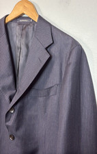 Suitsupply 100 Wool 42R Single Breasted Pinstriped Blazer Sports Coat Classic