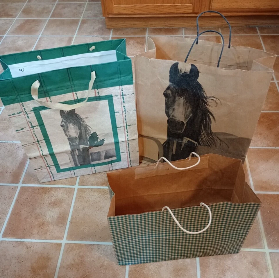 Подарочные пакеты в ассортименте L, M, S свадьба/день рождения ребенка лошади, Рождество дети/взрослые - Изображение 3 из 4