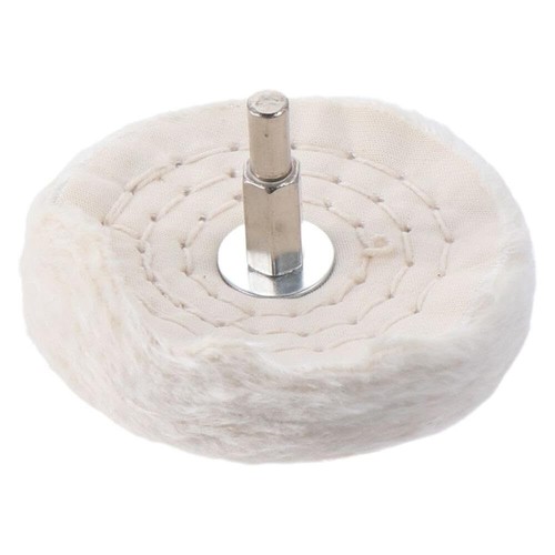4pcs Polishing Wheel Cotton Pad 3 Inch Buffing Cotton Wheel with 1/4-inch Sta... - Picture 6 of 6