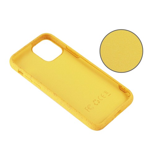 For iPhone 11 Pro Case Silicone & Wheat Bran Protective Cover w/ Soft Interior - Picture 6 of 6