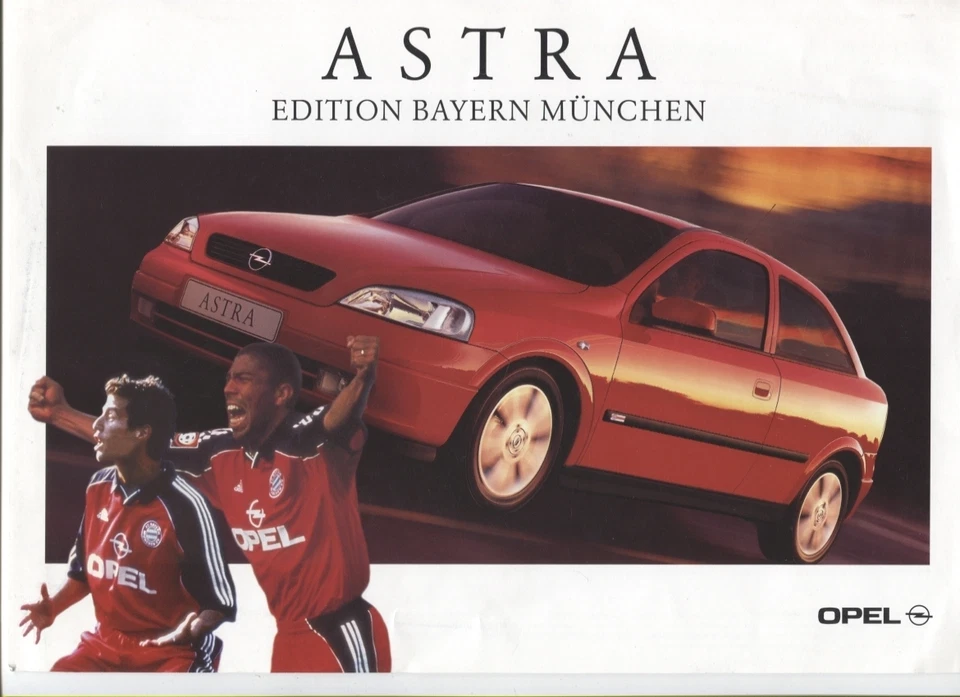 N°7961 /  prospectus OPEL ASTRA édition BAYERN MUNCHEN / Deutsch text - Photo 1/1